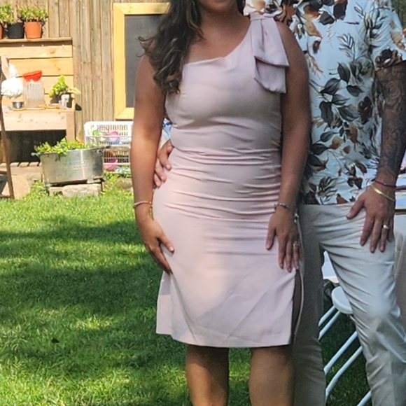 One-Shoulder Sheath Dress  size 12 - Picture 7 of 7